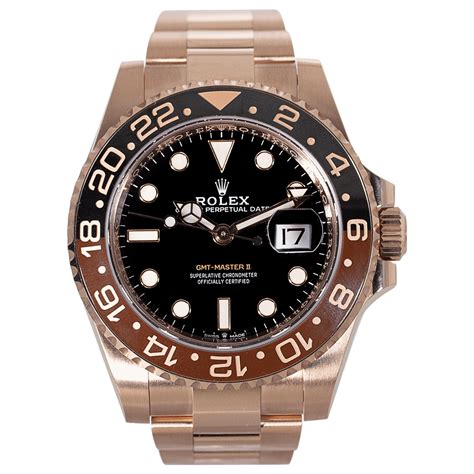 rolex gmt master ii rose gold and steel|rolex gmt master price.